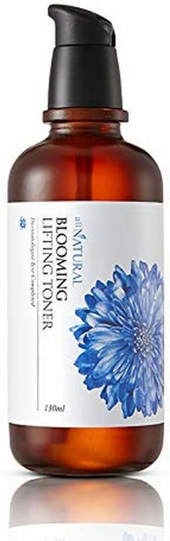 All Natural Advice Blooming Lifting Toner 130 ml – Cornflower Water, Rose, Fig Extract – Astringent, Anti-Inflammatory – Dry Skin – 130 ml