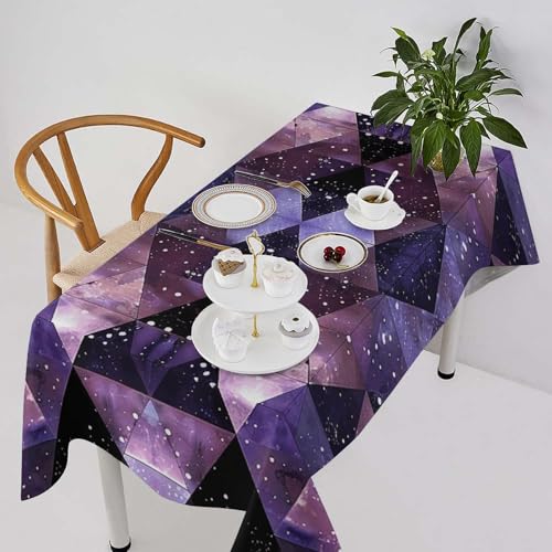 Nappe rectangulaire facile à nettoyer et antitache pour table noire