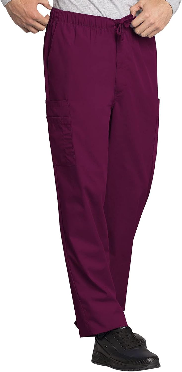 Cherokee Scrub for Men Fly Front Cargo Pant with 7 Pocket, Durable, Fade Resistant Fabric - 4000 - Image 4