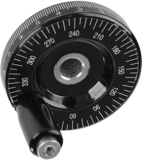 Milling Hand Wheel, 1pcs 63mm Solid Bakelite Hand Wheel Scale Handwheel Crank Wheel Machinery Accessaries for Milling Machine, Lathes, Grinders