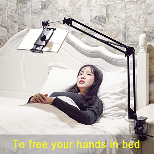 Samhousing Tablet Stand For Bed,360 Degree Rotating Bed Tablet Mount Holder Stand With Aluminum Arm For Ipad,Iphonexs,N-Switch, Amazon Kindle Fire,Or Other 4~11 Inch Devices #TOP2