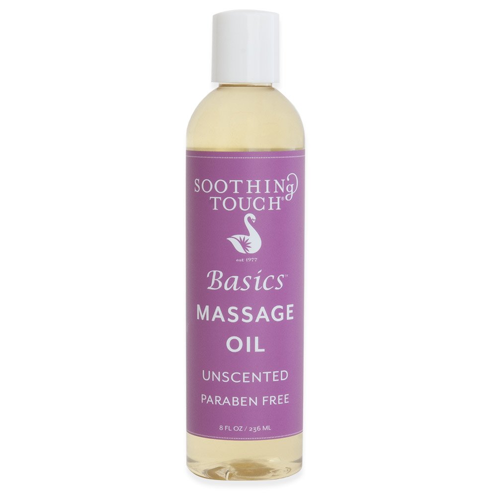 Soothing Touch Basics Massage Oil, Unscented, 8 Ounce : Health & Household