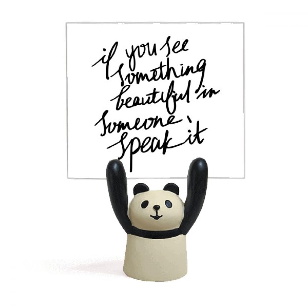 Porte-mémo panda pour ne plus oublier vos notes importantes