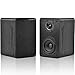 Mediabridge Bookshelf Speakers Pair with 4-Inch Carbon Fiber Woofer & 1-Inch Silk Dome Tweeter - Black Enclosure (Part# MS-BP1B)