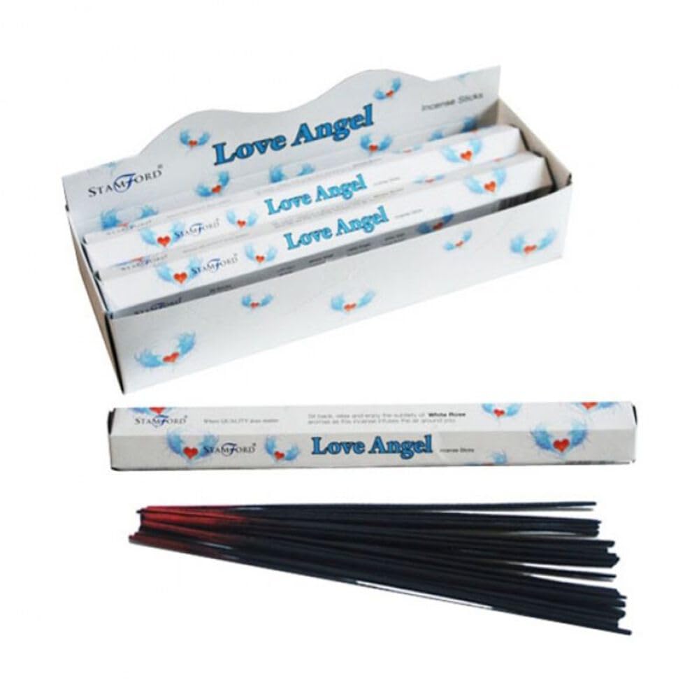 Stamford Inc. Mixed Stamford Love Angel Incense Sticks, Pack Of 20, Black