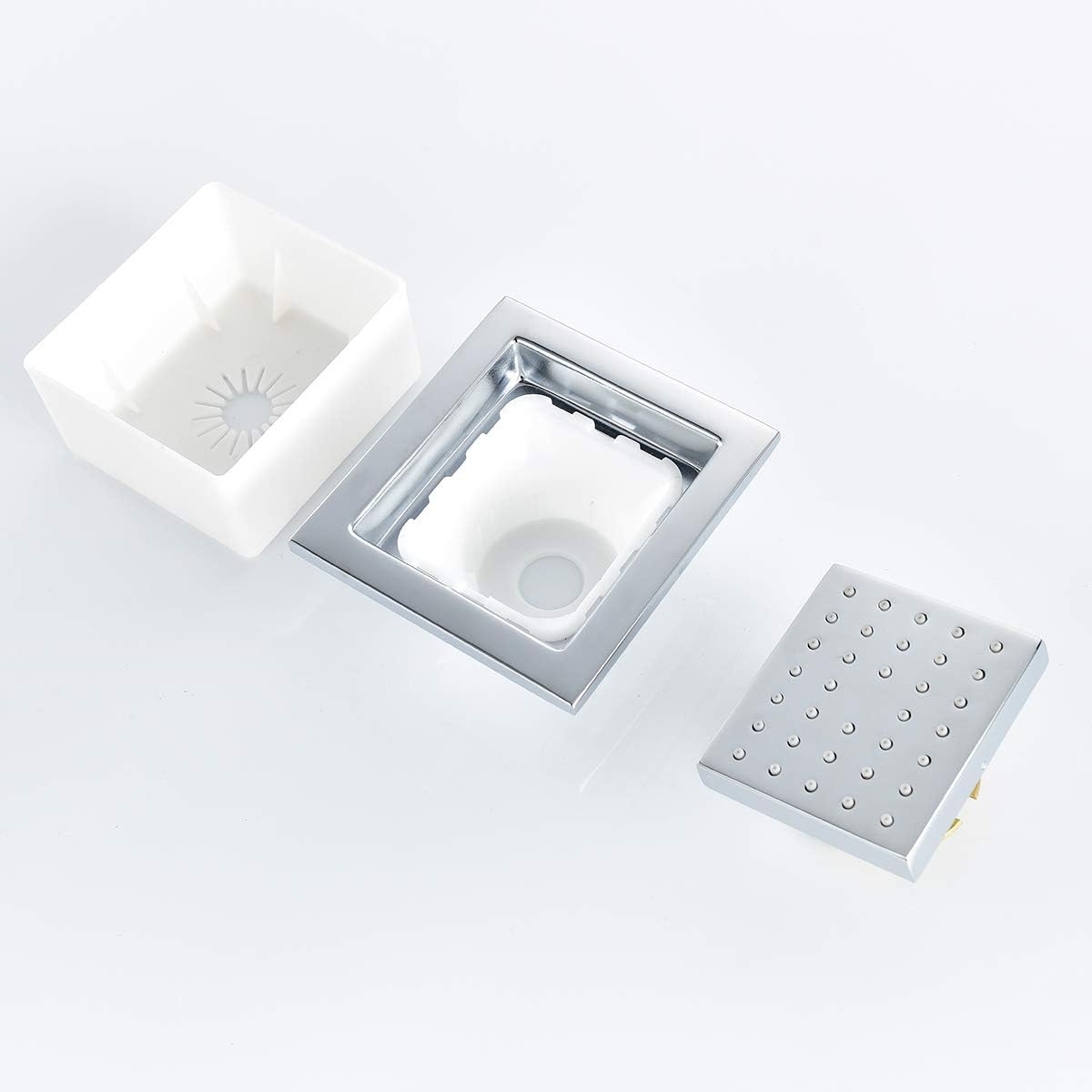 CIENCIA Shower Body Spray Brass Square Massage Jets Spray Wall Mounted Body Jet Shower SPA Body Spray Chrome, SFA028A