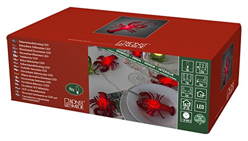 Guirlande lumineuse LED Konstsmide blanche en plastique pour décoration de fête