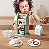 51tpjbi4ywl - Wooden Kids Coffee Maker Playset with Grinder - 14pc Pretend Play Coffee Making Toy for Toddler Boys & Girls - Enhances Imagination & Life Skills - Kids coffee maker