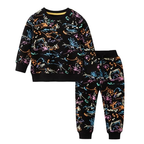 Generisch Jogginganzug Jungen Trainingsanzug Mädchen Baumwolle Sweatshirt Sweathose Anzug Sportbekleidung Langarm Set Generisch Jogginganzug Jungen Trainingsanzug Mädchen Baumwolle Sweatshirt Sweathose Anzug Sportbekleidung Langarm Set