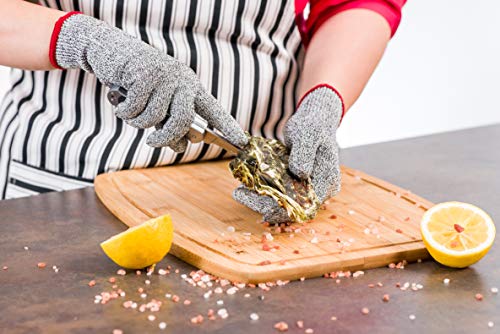 Heretogear Cut Resistant Gloves - 2 Pairs Xxl - Food Grade, Level 5 Protection - Safety While Chopping Vegetables Or Cleaning Fish #TOP2