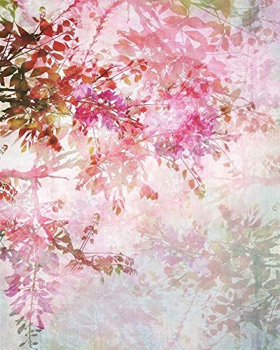 Toile encadrée portrait floral poétique pour chambre cocooning