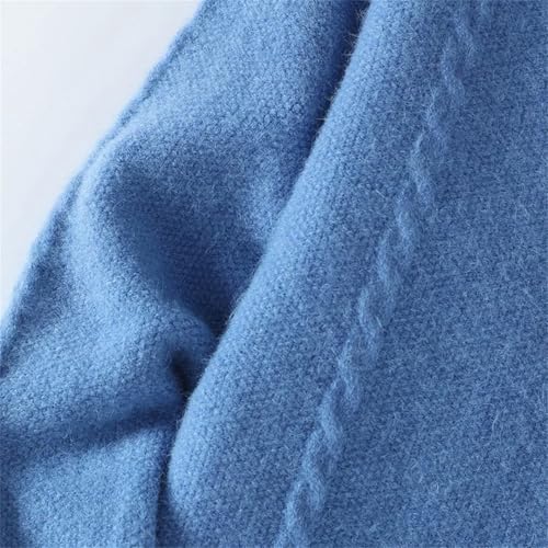 Turtleneck Sweaters for Men Vintage Grandpa Sweater Knit Oversized Jumper Christmas Sweater4