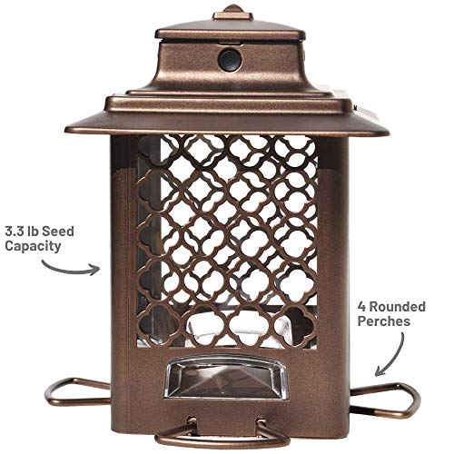 image for More Birds 105IN, 3.6 lb Seed Capacity, Copper Finish Stokes Select, M