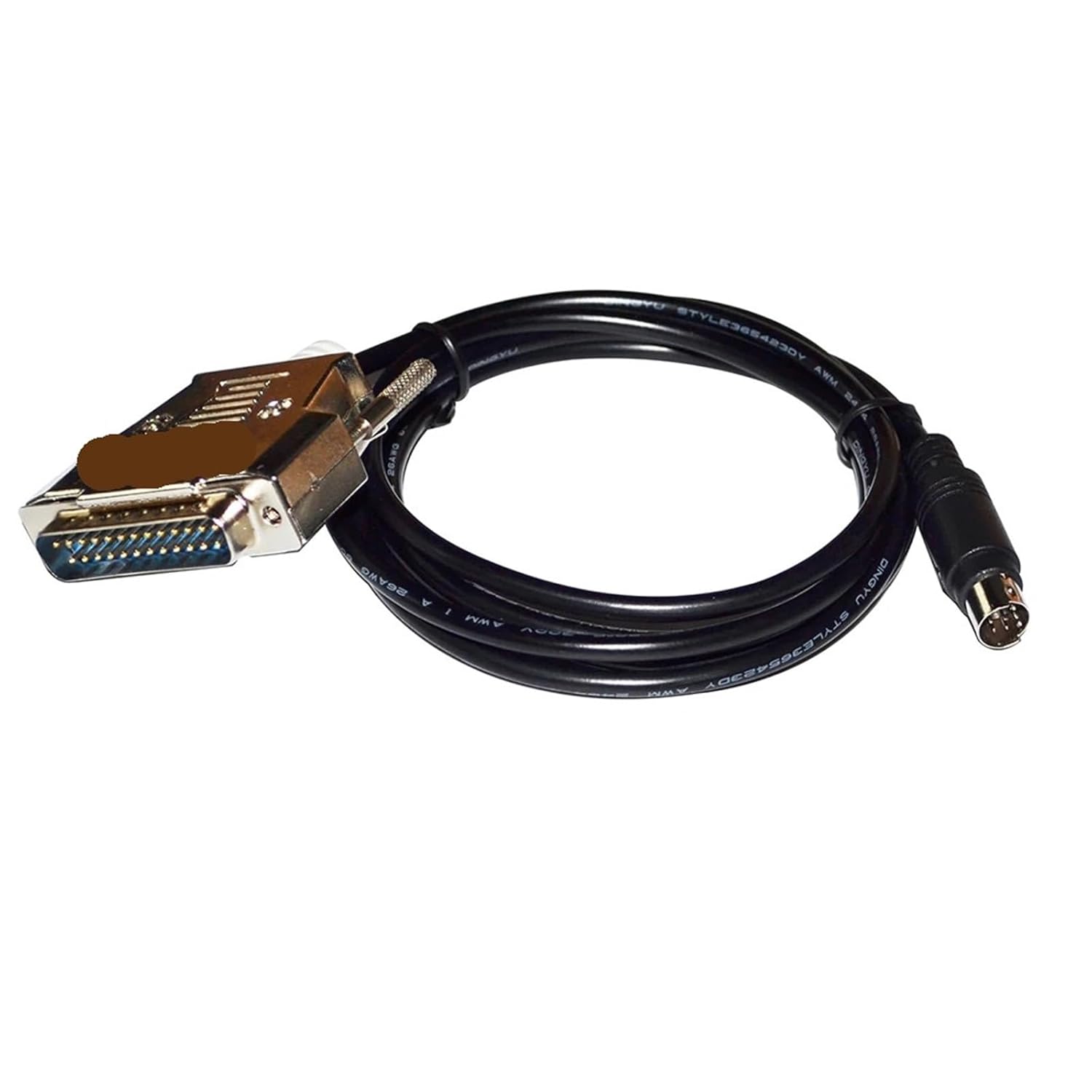D-SUB 25PIN Male to MINI DIN 8PIN Adapter Communication Cable(1.8M)