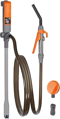 TERA PUMP Bomba de transferencia de líquido eléctrica multiusos, bomba de transferencia de combustible E85, 110 V CA12 V CC, 2.4 GPM