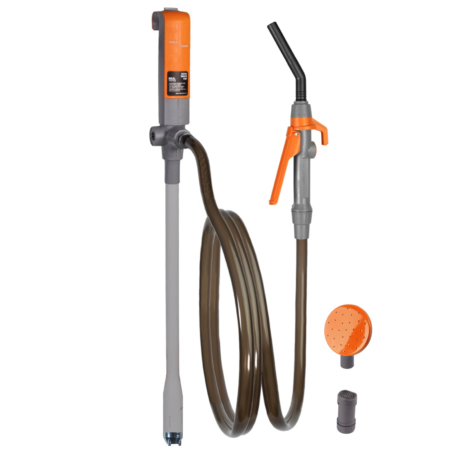 TeraPump A-TREP03-001 TREP03 Multi-Purpose Powered Liquid Transfer Pump - 110V AC / 12VDC, 2.8 GPM