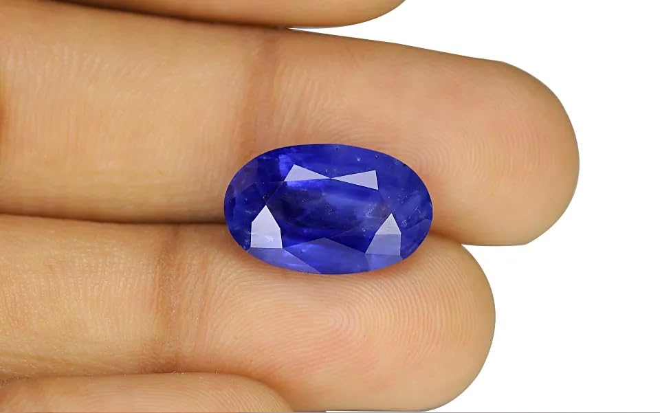 Saphir bleu certifié non chauffé pour éviter les fausses pierres