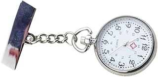 1Pc Relógio De Bolso Vintage Relógio De Bolso Pendurado Com Clipe Relógio De Enfermeira Elegante Relógio De Enfermeira Broche De Enfermeira Relógio De Enfermeira Pendurado Relógio