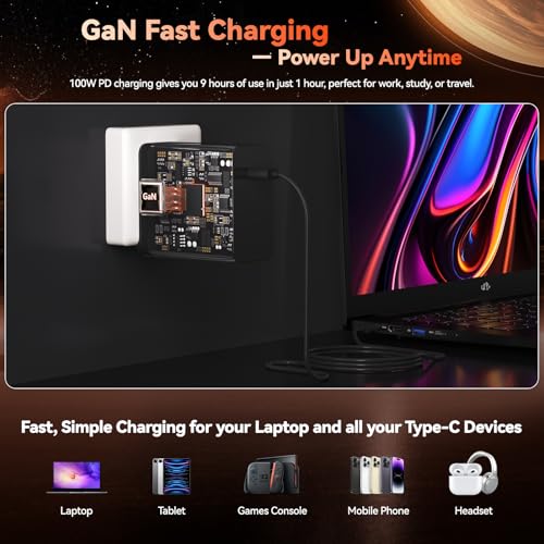 NIMO 2026 Gaming Laptop, 17.3" FHD IPS Large Screen, AMD R7 7735HS (Up to 4.75 GHz, Beat i7-12650H) Computer with 16GB DDR5 RAM 256GB SSD, 180° Vewing, Radeon 680M, Dual Fans, for Business, College - Image 6