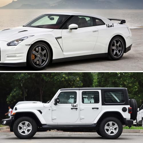 Image of 6.3 inch Panty Dropper Stickers Sexy Funny Decal Reflective Vinyl Stickers for Car Bumper Window Laptop (Sexy Women Black)