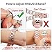 OULUCCI Bands Compatible Apple Watch Bands 41mm 40mm 38mm Women Iwatch Rose Gold Series 9 8 7 6 5 4 3 2 1, D-Shape apple watch bands for women