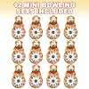 ArtCreativity Bowling Party Favors (Pack of 12) Each Set Includes 10 Miniature Pins and 1 Marble Ball, Mini Bowling Set, Mini Games for Kids and Adults, Fun Desk Toys