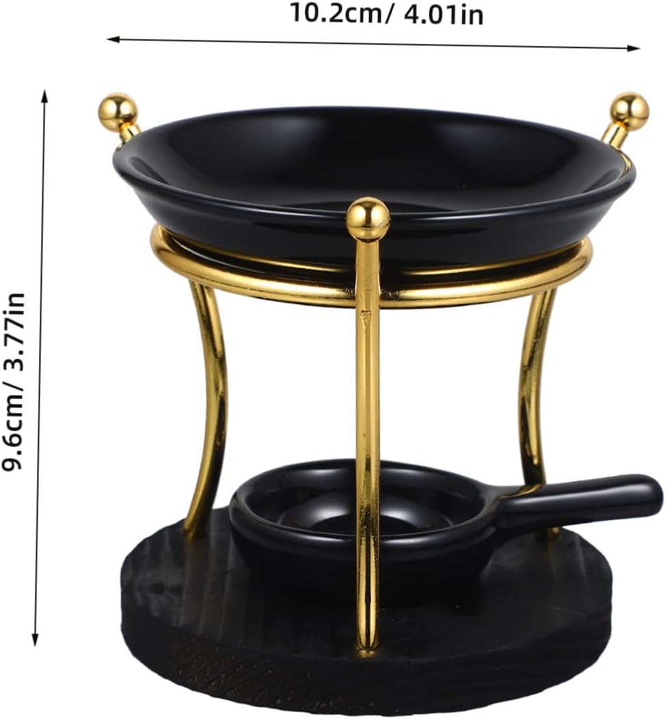 Unomor 3pcs Ceramic Essential Oil Burner Tealight Candle Holder Versatile Aroma Diffuser for Home Decor for Wax Melts Aromatherapy Design