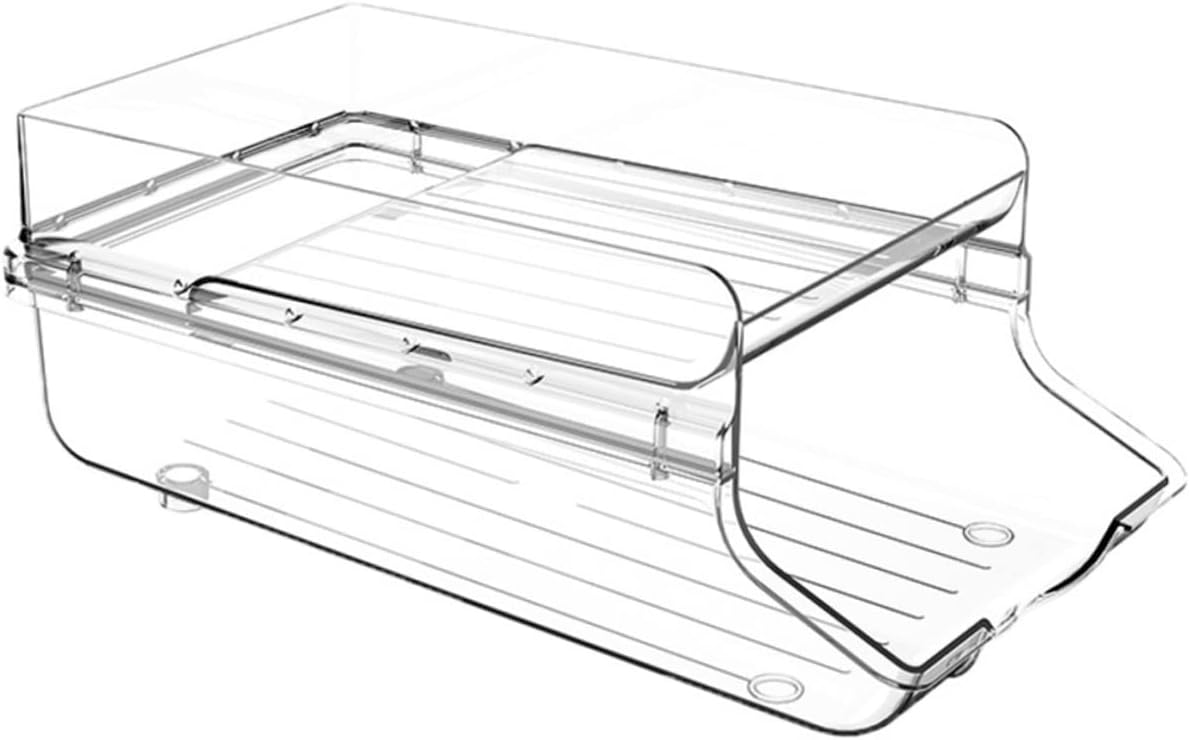 Double Soda Can Dispenser Organizer Capacity Fridge Beverage Holder for Pantry Kitchen Storage Space-saving Design for Easy Access and Neat Organization