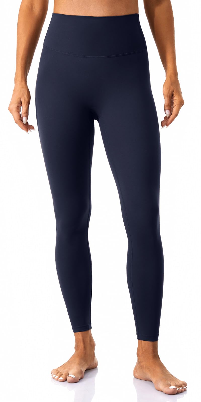 Lavento Women's All Day Soft Yoga Leggings 23"/ 25"/ 28" - No Front Seam Workout Active Legging for Woman