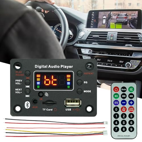 Módulo Receptor de Audio MP3 para Coche - Inalámbrico de Módulo de Sonido - Componente Electrónico Reproductor Digital Estable para Aficionados Adultos y Principiantes - imagen 8