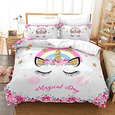 Housse De Couette Licorne L.YINGTAO Cover