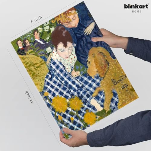 Image of BLINKART Vintage Poster Aesthetic Modern Art Walls With Frame | Natural Wood Texture | Living Room Bedroom Office Wall Decoration | Poster Home Decor Frames Wall Bedroom | 12x8 Inches (D399)