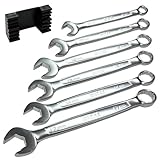 SK11(エスケー11) コンビネーションレンチセット パーフェクトフィット 6本組 8/10/12/13/14/17mm 角が丸くなったボルトも新しいボルトも回せる SMS-06PF