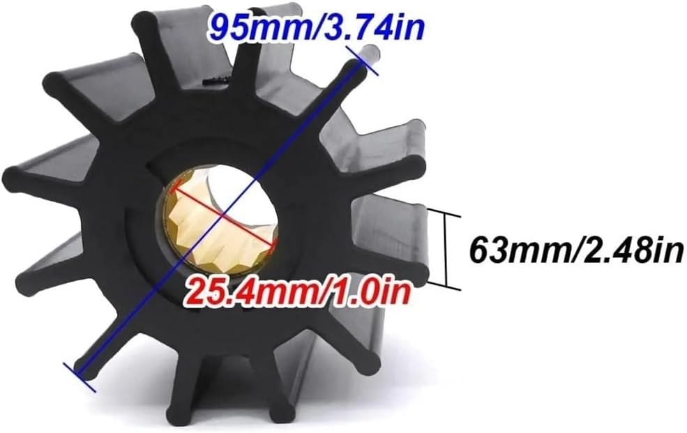 17935 Raw Water Pumps Impeller Repair Kit for 17935-0001 17935-0001-P 09-819B 875660 875736 825942 807904 21951362