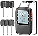 Govee Bluetooth Grillthermometer mit LCD-Display, Wasserdicht Grillthermometer Digital BBQ Fleischthermometer, Küchenthermometer mit 6 Edelstahlsonden, magnetisch, App-Steuerung für In- und Outdoor