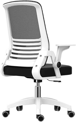 Miniatura 1 de Silla de escritorio ergonómica, silla de oficina en casa, silla de malla para computadora con soporte lumbar, reposabrazos ejecutivo, giratoria,