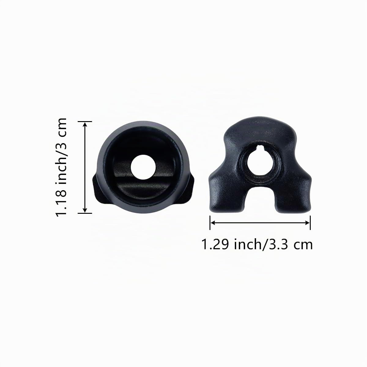 Morsetto reggisella per bicicletta – Adattatore per binario reggisella in carbonio da 7x9 mm per clip per tubo reggisella ovale/rotondo