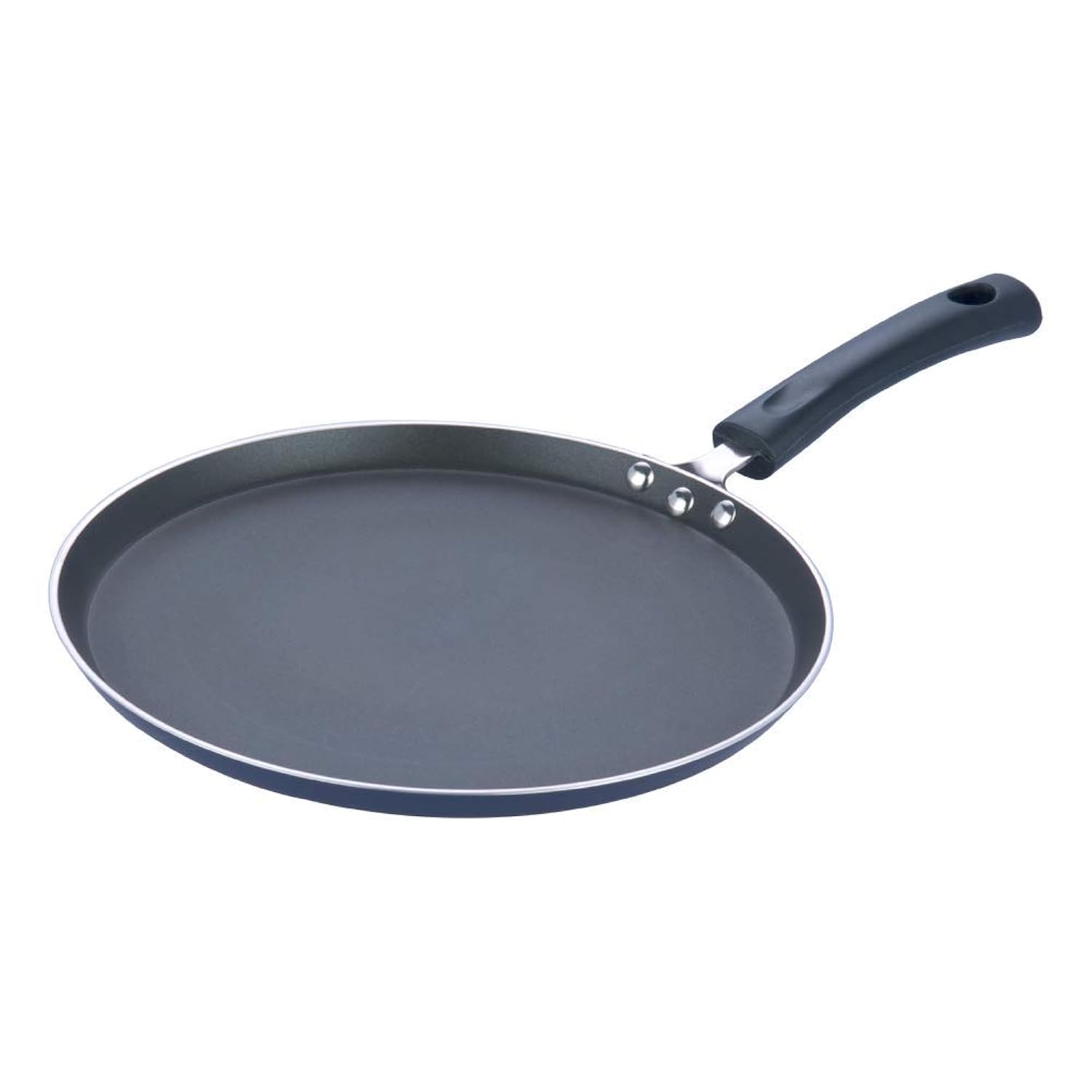 Tawa anti-adhésive plate Vinod Zest 28 cm pour une cuisson saine sans attacher