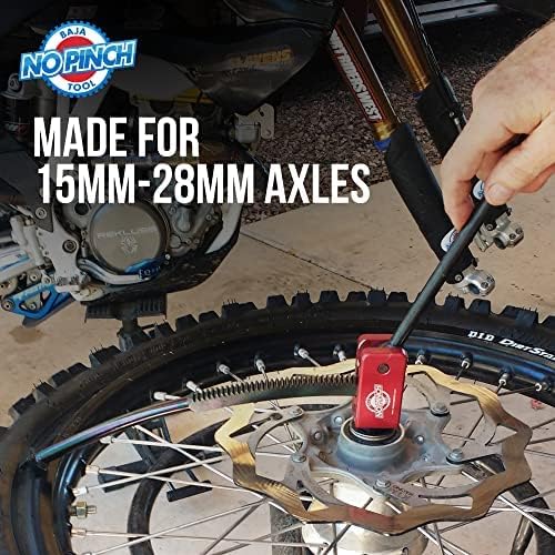 Baja No Pinch Ultimate Bundle, Compact Dirt Bike Tire Changing Tool - Quick Tire Mount Without Pinching Tubes - Tire Mounting Tools Includes The Ultimate Kit W/ 5 Bonus Items - For Motocross & More