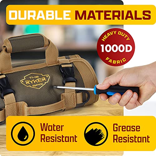 image for The Ryker Bag The Ryker Roll Up Tool Bag Organizer Gifts for Dad. Heav