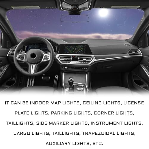 Kit luces interiores LED para carro 20 piezas T10 miniatura 6