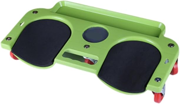 Baoblaze Rolling Knee Creeper/Pads Tool Tray Holder High Performance Comfortable with 5 Swivel Castors Heavy Duty for Garage Workshop, Green