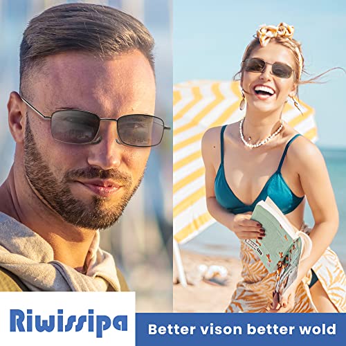 Folding Sunglasses, Foldable polarized Spring Hinge Sunglasses for Unisex Eyeglasses Frame with Portable Case2