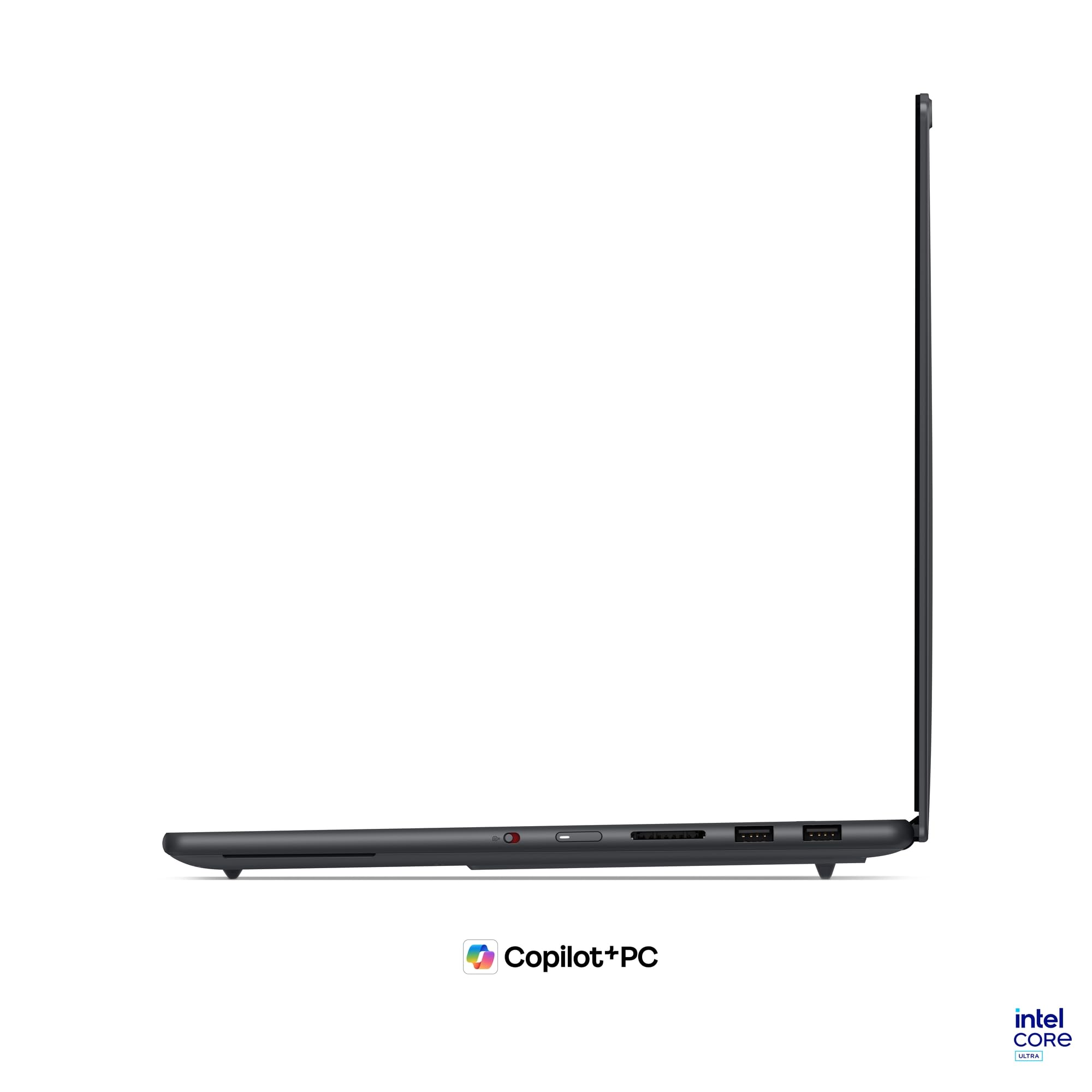 Lenovo Yoga Pro 9i Aura Edition Laptop | 16"3.2K OLED Touch Display | Intel Core Ultra 9 386H | 32GB RAM | 1TB SSD | NVIDIA GeForce RTX 5060 | Windows 11 | QWERTZ | Thunder Grau | 3 Jahre Premium Care