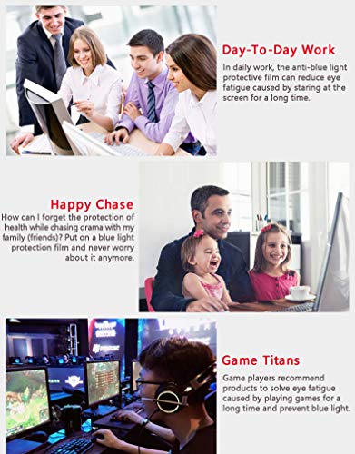 Schermbeschermer Tegen Blauw Licht, Voor Breedbeeld Computermonitor - Uv- / Oogbescherming, Blokkeren Van Blauw Licht… - Image 8