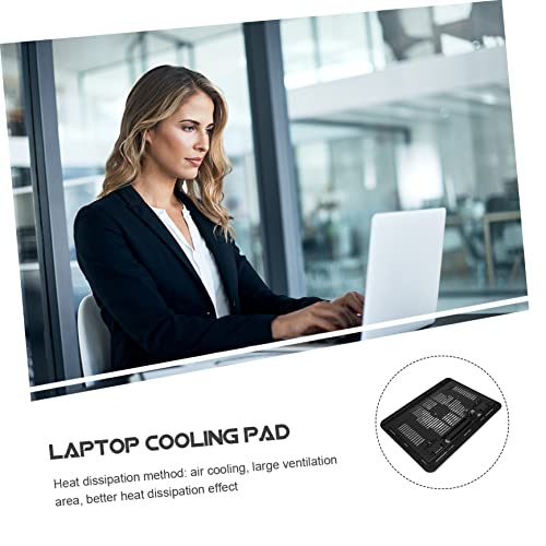 Base enfriadora para laptop Tofficu negra miniatura 5