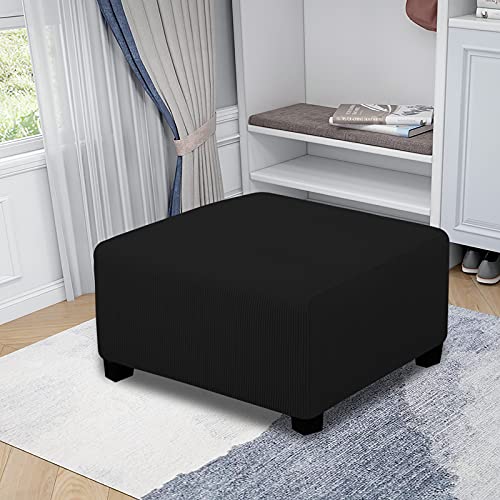 Housse extensible pour ottoman et tabouret de rangement pliable M - 3