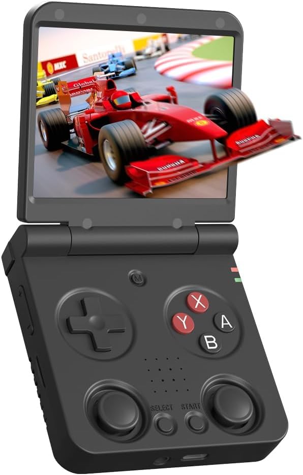 Amazon | Miyoo Flip V2 RK3566 折り畳み式ゲーム機 ポータブルゲーム