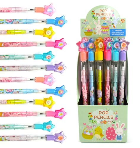 Crayons de Pâques Pop anti-taille-crayon pour dessiner sans interruption à l'école