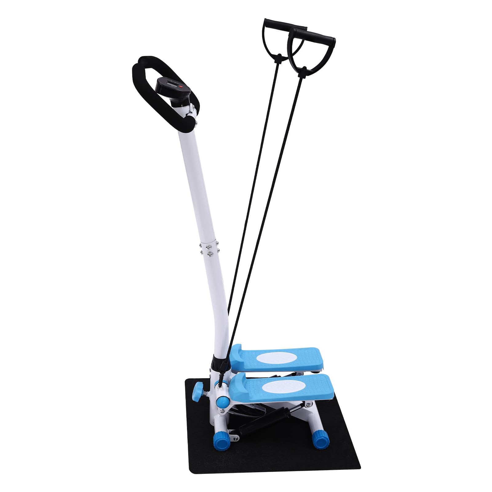 Stepper Fitness Casa Step Palestra Attrezzi Palestra Casa Glutei E Gambe Stepper con Manubrio Regolabile, Ed Elastici